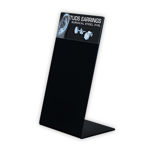 ACRYLIC STAND FOR 36 pairs OF EAR STUDS - 10x18cm