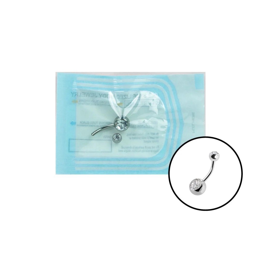 TT int STERILE DOUBLE JEWELLED BANANA 5&8mm