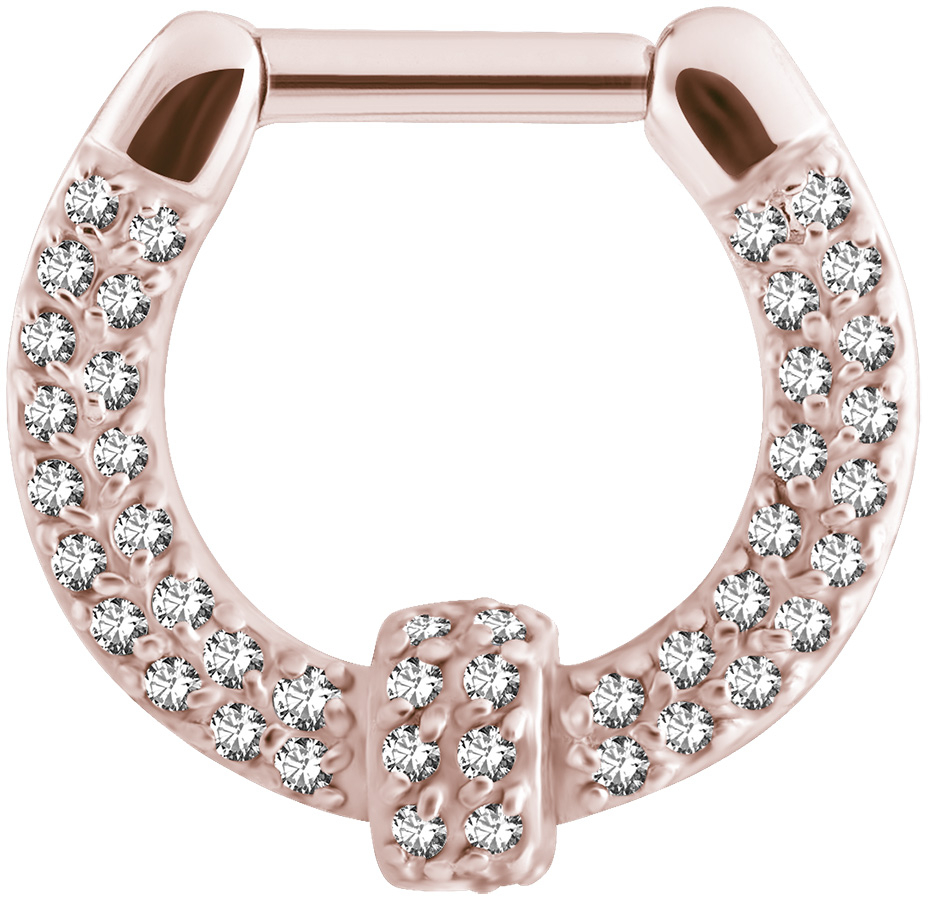 RG 316 SEPTUM CLICKERS SWAROVSKI PAVE SETTING