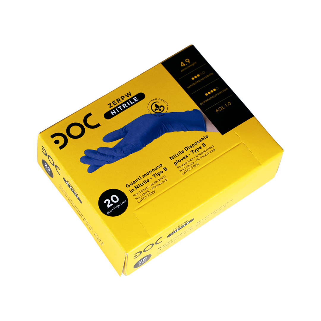 GUANTO NITRILE POWDER FREE 20PCS - Large