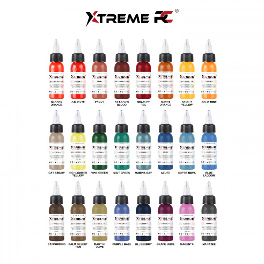 XTreme Ink - 24x30ml - 24 COLOR SET