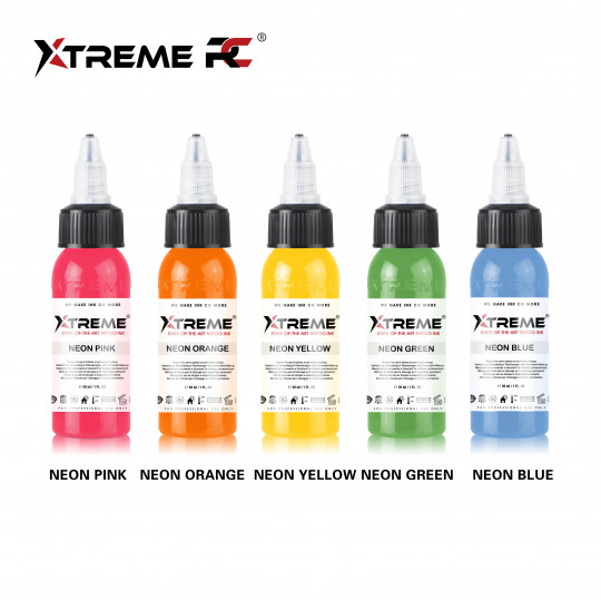 XTreme Ink - 5x30ml - NEON SET