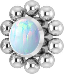 TT int CLUSTER HEAD W/OPAL 1,2mm WH 2,5mm