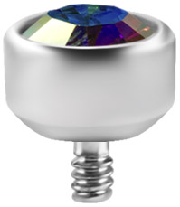 TT int JEWELLED DISC 1,2x2,5mm AB