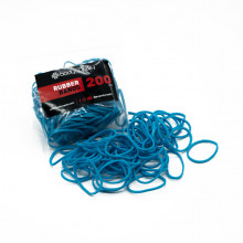 BodySupply coloured elastic bands 200pcs - Blue
