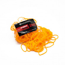 BodySupply coloured elastic bands 200pcs - Orange