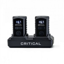 CRITICAL BATTERY SET - DOCK + 2 BATTERIES CONNECT WITH RCA CONNECTION