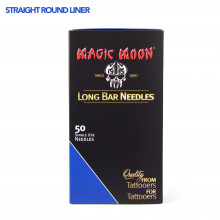 MAGIC MOON NEEDLES 07RL STRAIGHT ROUND LINER  50pcs