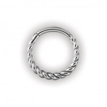 STEEL HINGED RING TWISTED ROPE