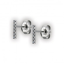 LONG BAR STUDS W/ MICROPAVE SETTING WH