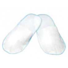 Closed slippers White - pair - Polybag 50pairs