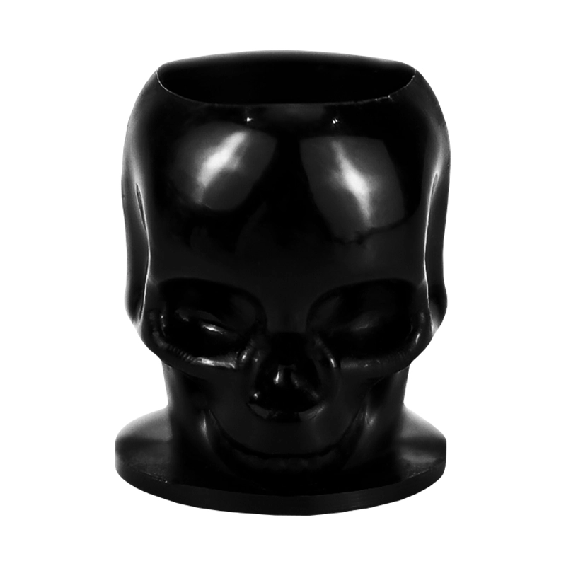 BodySupply Skull Plastic Ink Caps - 200pcs - Black