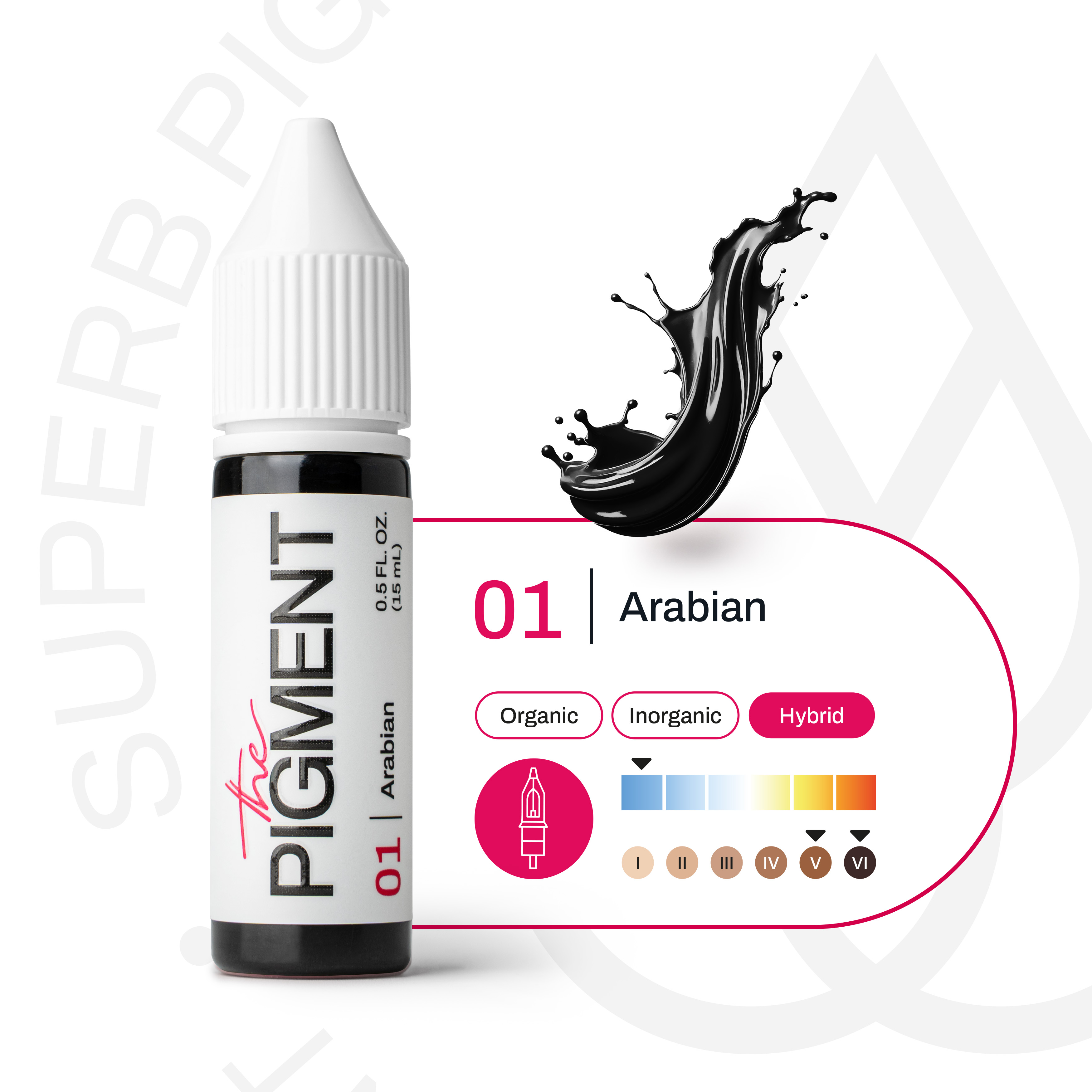 The Pigment Eyebrows PMU - 01 Arabian (15 ml)