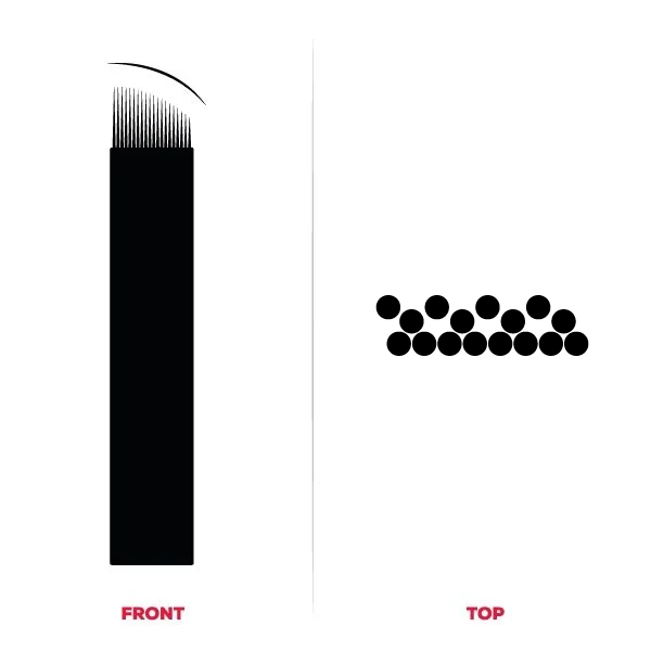 MiaOpera Disposable MicroBlading Blades 10pcs - 0,30mm Pixel P15
