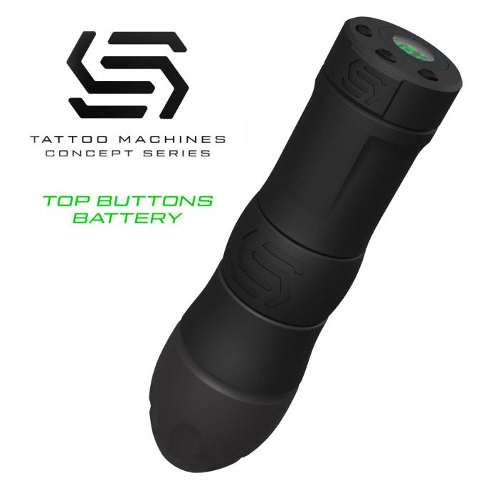 Sunskin Concept wireless tattoo pen - top buttons
