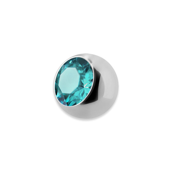 JEWELLED SCREW-ON BALLS 90°